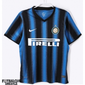 Inter Milan 2010-2011 Retro Domácí Dres Krátký Rukáv Inter Milan 2010-2011 Retro Domácí Dres Krátký Rukáv
